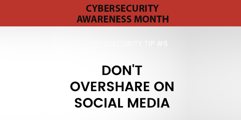 Tip #6 Cybersecurity Month | Tier 3MD