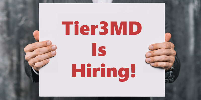 Tier3MD Is Hiring! | Tier3MD